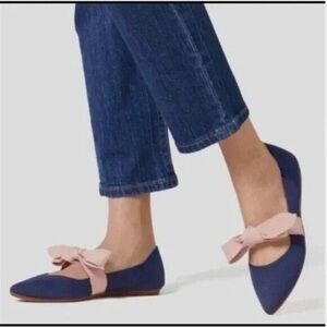 Rothy's The Slip-On Mary Jane Flat in Sapphire Deep Blue